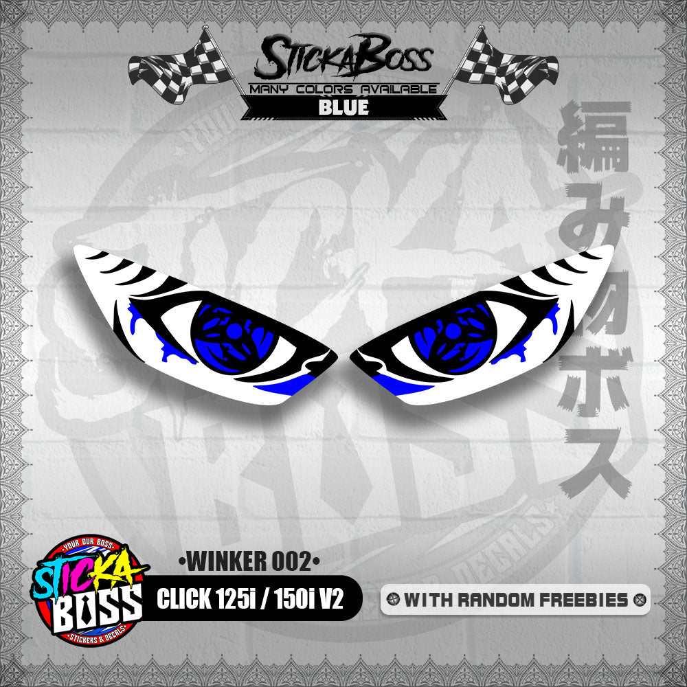CLICK 125i / 150i V2 (WINKER 002) TRANSPARENT【WITH FREEBIES】
