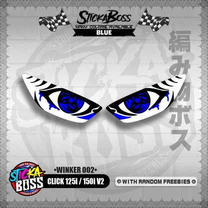 CLICK 125i / 150i V2 (WINKER 002) TRANSPARENT【WITH FREEBIES】