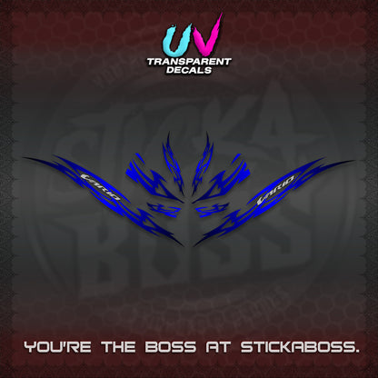 CLICK 125 V3 INDO VARIO UV TRANSPARENT DECALS (2026 NUSANTARA STRIPING) STICKER DECALS By STICKABOSS