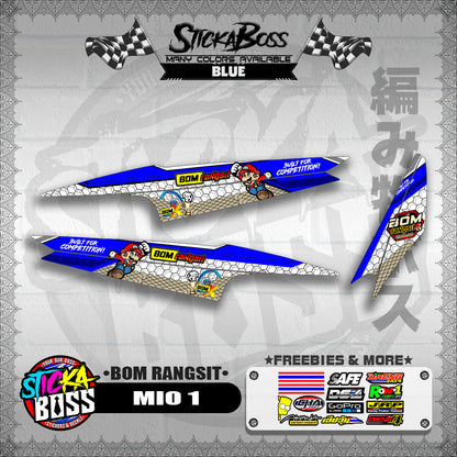 MIO 1 INDO DECALS ( BOM RANGSIT )【WITH FREEBIES】