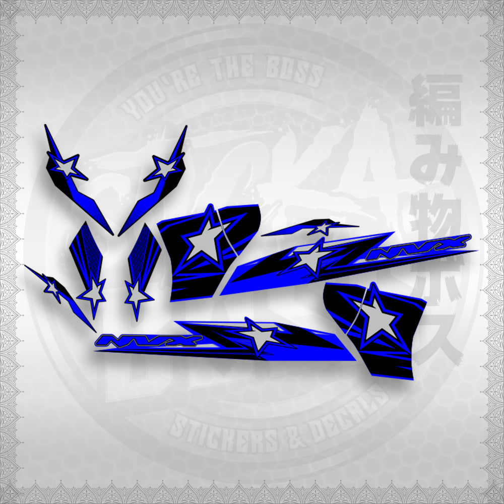 AEROX 155 V2 ( ALPHON STAR ) STICKER DECALS By STICKABOSS