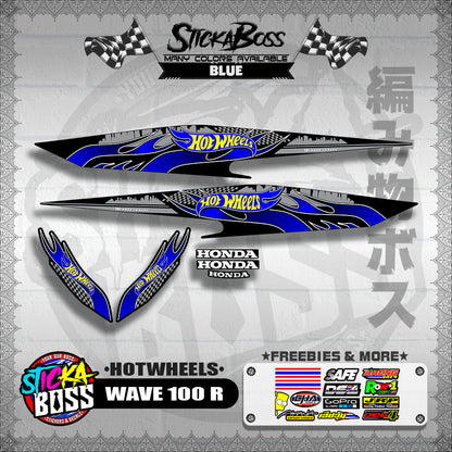 WAVE 100 R 2018 DECALS ( HOTWHEELS )【WITH FREEBIES】