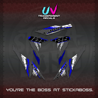 CLICK 125 V2 VARIO UV TRANSPARENT DECALS (2022 SPLASH SPECIAL) STICKER KITS BY STICKABOSS