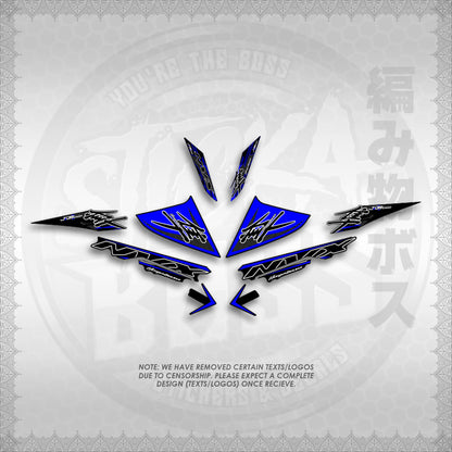 STICKER DECALS for AEROX V3 ALPHA TURBO (AV3HAHO) By STICKABOSS (SOFIE LAMINATED WATERPROOF)