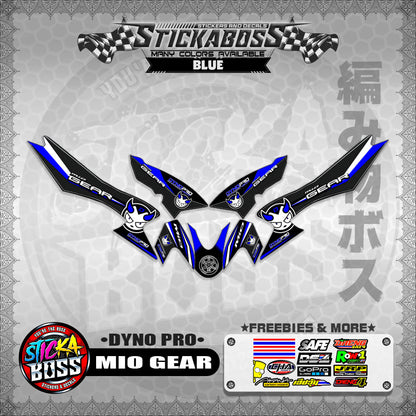 MIO GEAR STICKER DECALS ( DYNO PRO)【WITH FREEBIES】