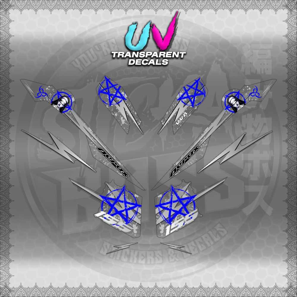 【PREMIUM UV PRINT】TRANSPARENT AEROX V3 ALPHA TURBO INDO (AV3STLASA)【WITH FREEBIES】