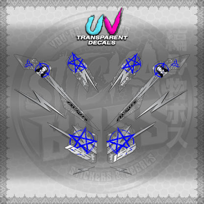 【PREMIUM UV PRINT】TRANSPARENT AEROX V3 ALPHA TURBO INDO (AV3STLASA)【WITH FREEBIES】