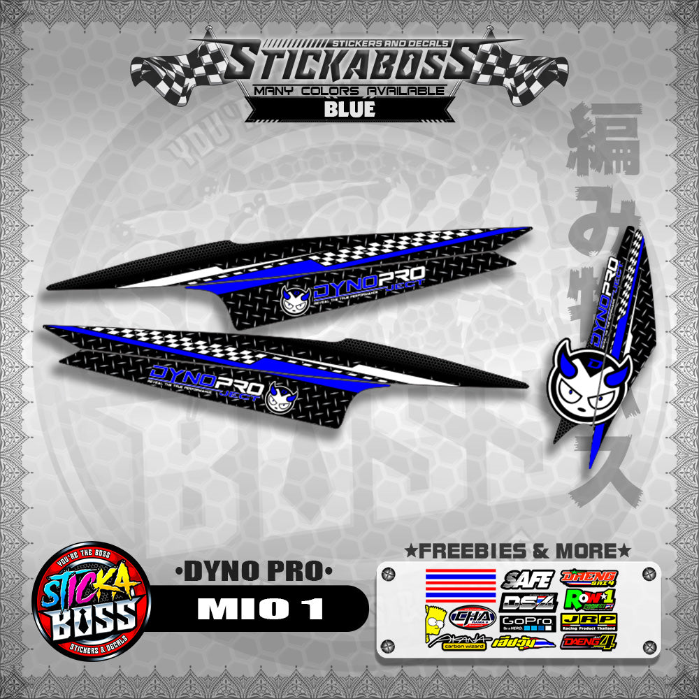 MIO 1 STICKER DECALS ( DYNO PRO )【WITH FREEBIES】