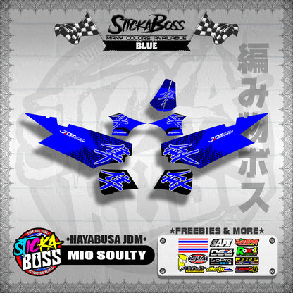 MIO SOULTY DECALS ( HAYABUSA JDM )【WITH FREEBIES】