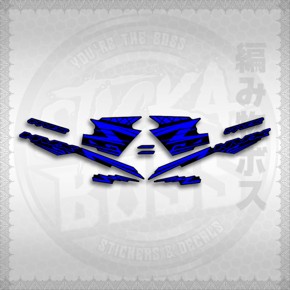 STICKER DECALS for AEROX V3 ALPHA TURBO INDO (AV314ARV9SE) By STICKABOSS (SOFIE LAMINATED WATERPROOF)