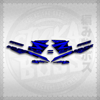 STICKER DECALS for AEROX V3 ALPHA TURBO INDO (AV314ARV9SE) By STICKABOSS (SOFIE LAMINATED WATERPROOF)