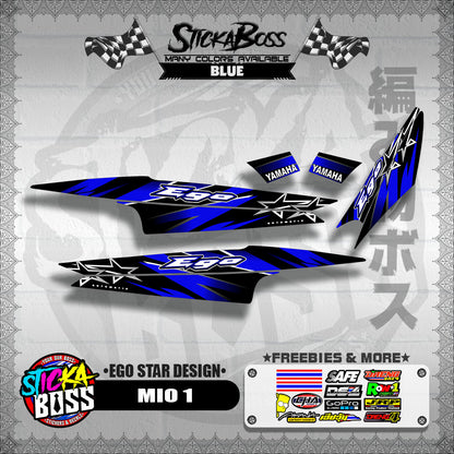 MIO 1 DECALS ( EGO STAR DESIGN )【WITH FREEBIES】