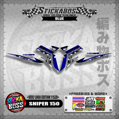 SNIPER 150 DECALS ( VER2 LOGO EDITION Y15ZR )【WITH FREEBIES】MALAYSIAN CONCEPT/ EXCITER 150