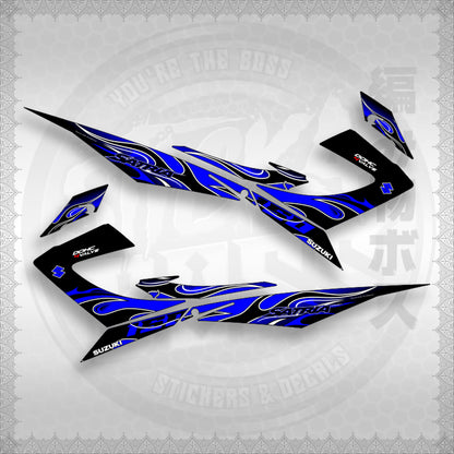 RAIDER 150 REBORN CARB MALAY CONCEPT ( SATRIA 0001 FIRE V3 ) STICKER DECALS By STICKABOSS