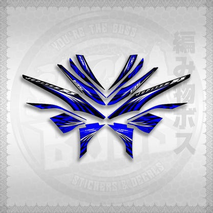 STICKER DECALS for SNIPER 135 MX JUPITER (S13509FICUBO)By STICKABOSS (SOFIE LAMINATED WATERPROOF)