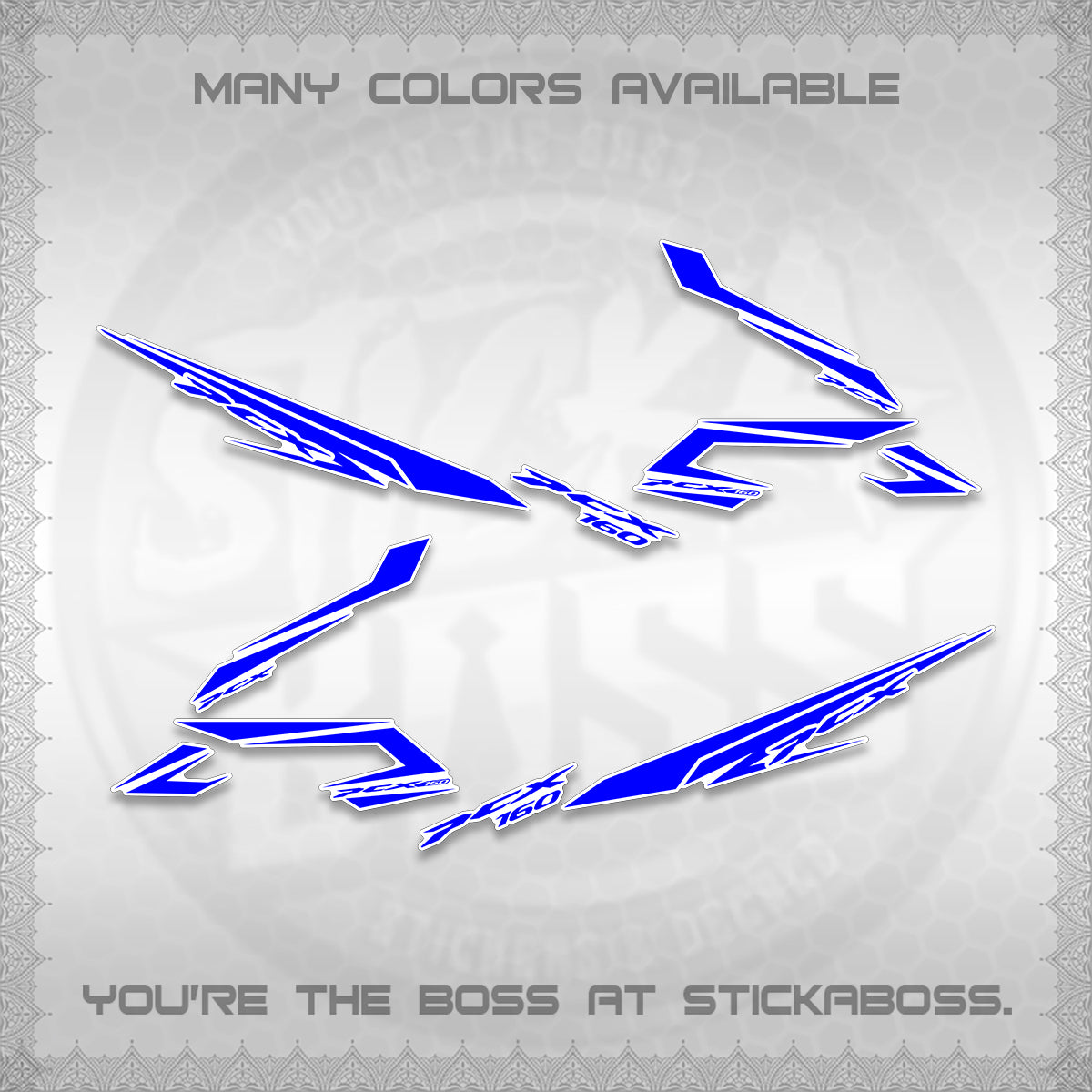 PCX  155160 INDO DECALS (NEW STRIPPING 09)STICKER DECALS By STICKABOSS