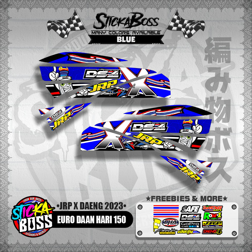 EURO DAAN HARI 150 DECALS ( JRP X DAENG 2023 )【WITH FREEBIES】