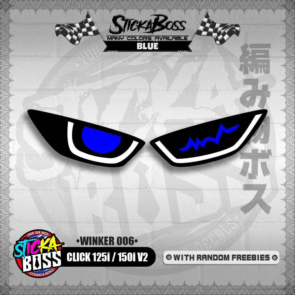 CLICK 125i / 150i V2 (WINKER 006) TRANSPARENT【WITH FREEBIES】