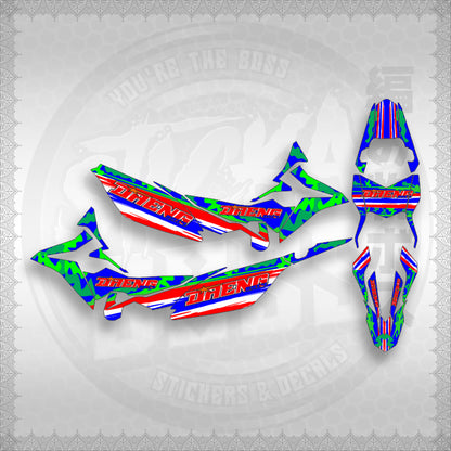 STICKER DECALS FOR XRM 125 FI FULL DECALS (X125FARDASA) By STICKABOSS (SOFIE LAMINATED WATERPROOF)