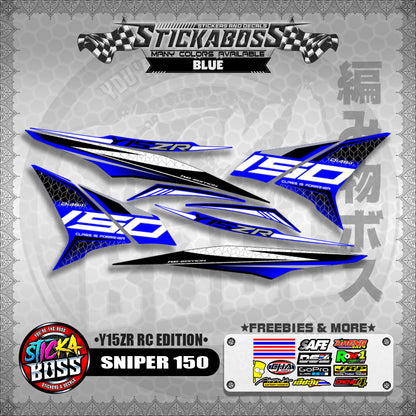 SNIPER 150 STICKER DECALS ( Y15ZR RC EDITION )【WITH FREEBIES】