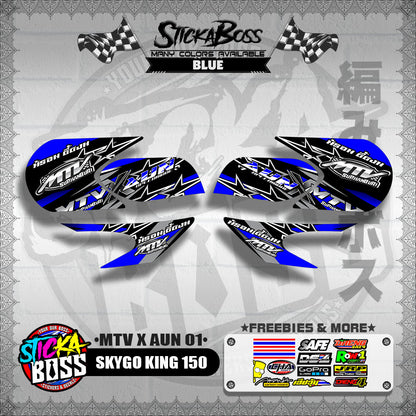 SKYGO KING 150 DECALS ( MTV X AUN 01 )【WITH FREEBIES】
