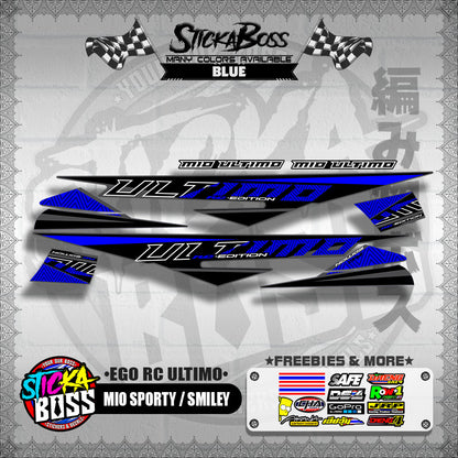 MIO SPORTY / SMILEY DECALS ( EGO RC ULTIMO )【WITH FREEBIES】