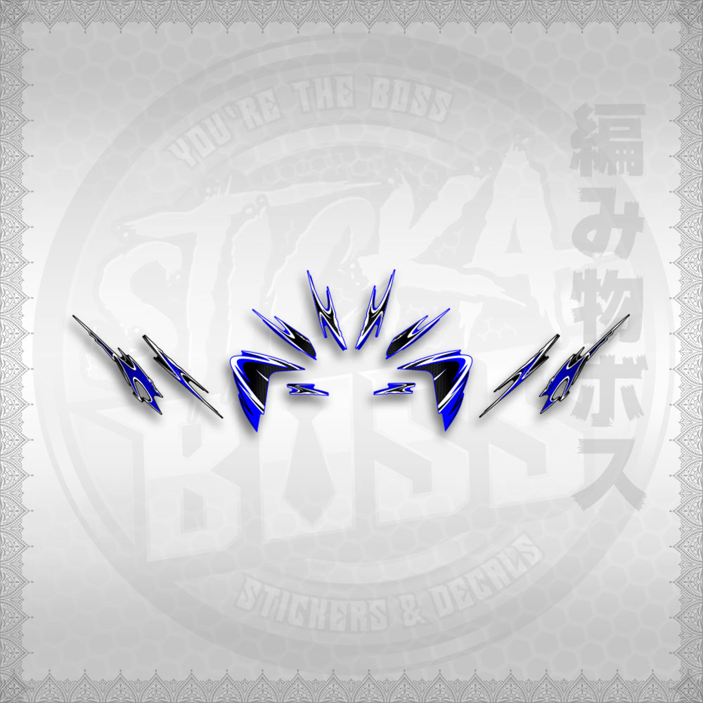 STICKER DECALS for CLICK 125 V2 (CV225LENEMOHO) By STICKABOSS (SOFIE LAMINATED WATERPROOF)