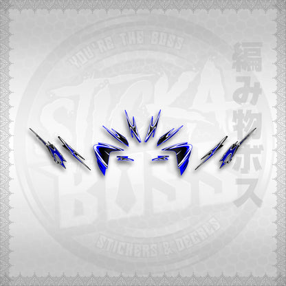 STICKER DECALS for CLICK 125 V2 (CV225LENEMOHO) By STICKABOSS (SOFIE LAMINATED WATERPROOF)
