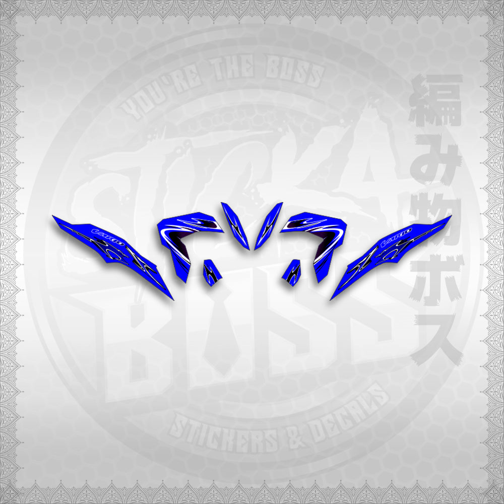 STICKER DECALS for CLICK 125 V3 (CV325LENEMOHO) By STICKABOSS (SOFIE LAMINATED WATERPROOF)