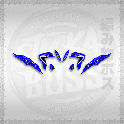 STICKER DECALS for CLICK 125 V3 (CV325LENEMOHO) By STICKABOSS (SOFIE LAMINATED WATERPROOF)