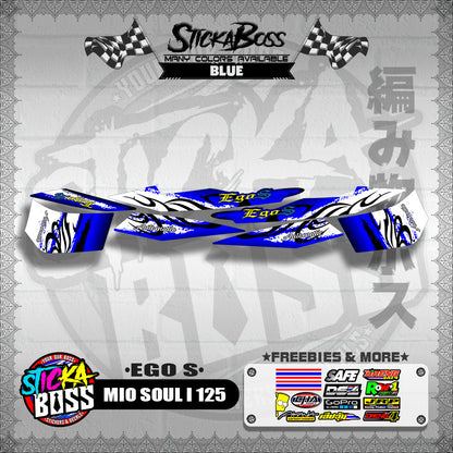 MIO SOUL I 125 DECALS ( EGO S )【WITH FREEBIES】
