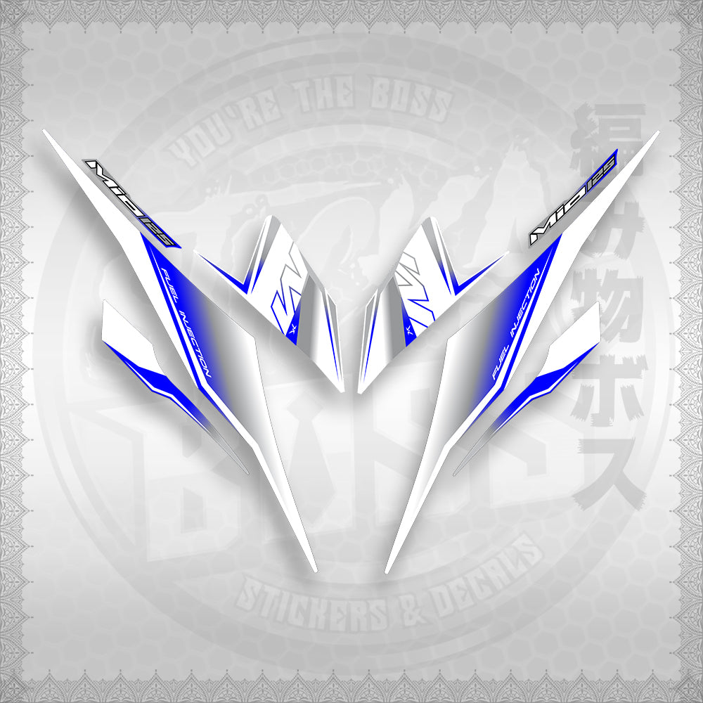 STICKER DECALS for MIO I 125 M3 (MIISTMOFOWH) By STICKABOSS (SOFIE LAMINATED WATERPROOF)