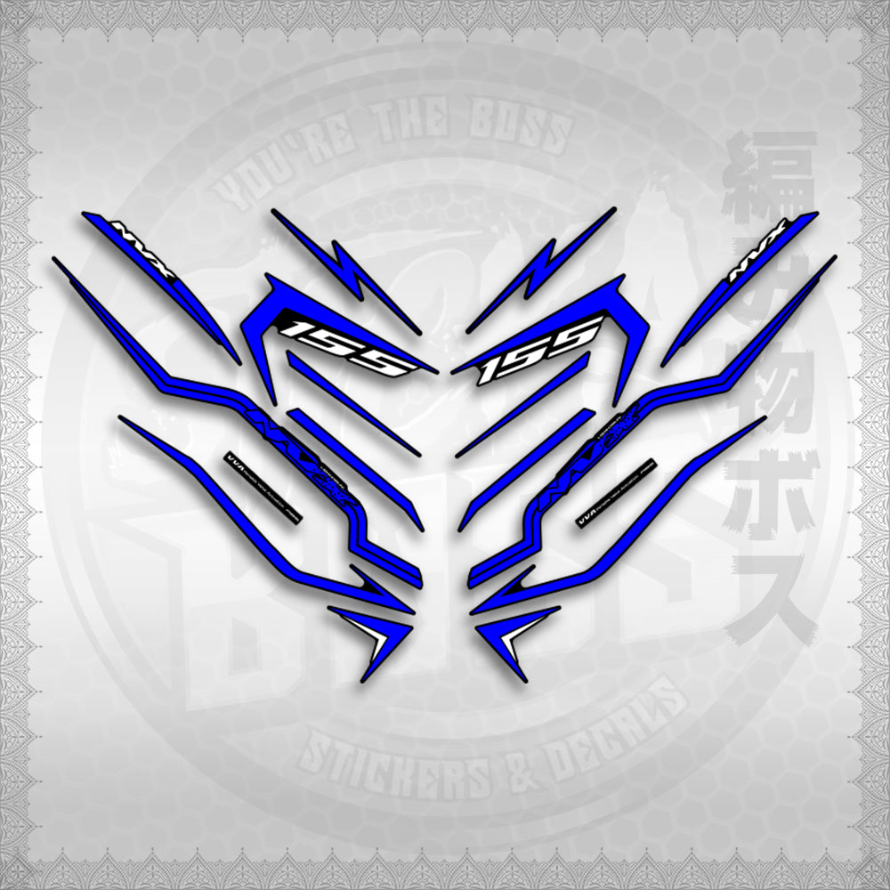 STICKER DECALS for AEROX V3 ALPHA TURBO INDO (AV3STTIRA) By STICKABOSS (SOFIE LAMINATED WATERPROOF)