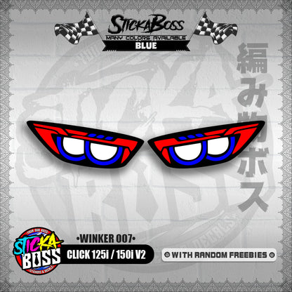 CLICK 125i / 150i V2 (WINKER 007) TRANSPARENT【WITH FREEBIES】