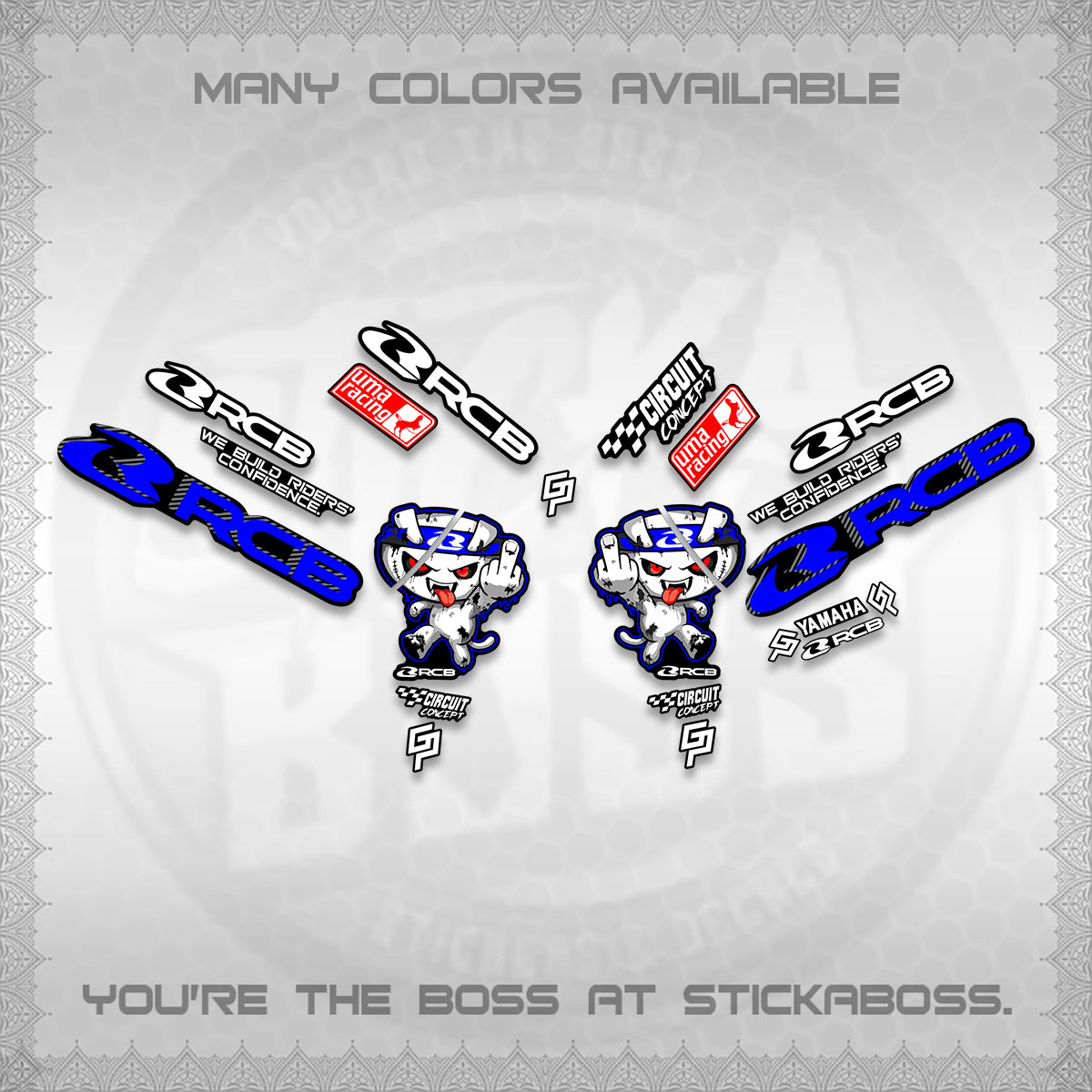 AEROX V2 DECALS (2026 RACE ZOMBIE DESIGN) STICKER DECALS By STICKABOSS