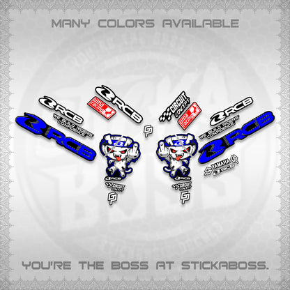 AEROX V2 DECALS (2026 RACE ZOMBIE DESIGN) STICKER DECALS By STICKABOSS