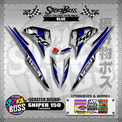 SNIPER 150 VIETNAM DECALS ( SCRATCH DESIGN )【WITH FREEBIES】
