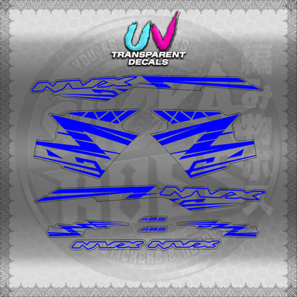 【PREMIUM UV PRINT】TRANSPARENT AEROX V3 ALPHA TURBO INDO (AV314ARV9S)【WITH FREEBIES】