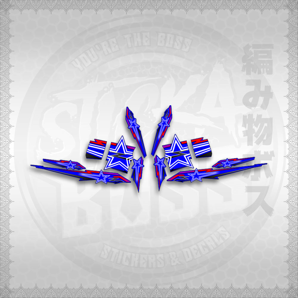 STICKER DECALS for AEROX 155 V2 MALAYSIAN (AV2NESTMO01) By STICKABOSS (SOFIE LAMINATED WATERPROOF)
