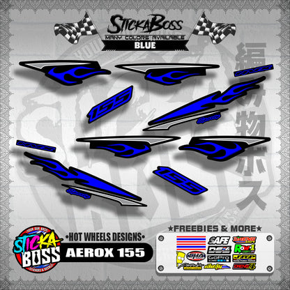AEROX 155 DECALS ( HOT WHEELS DESIGNS )【WITH FREEBIES】