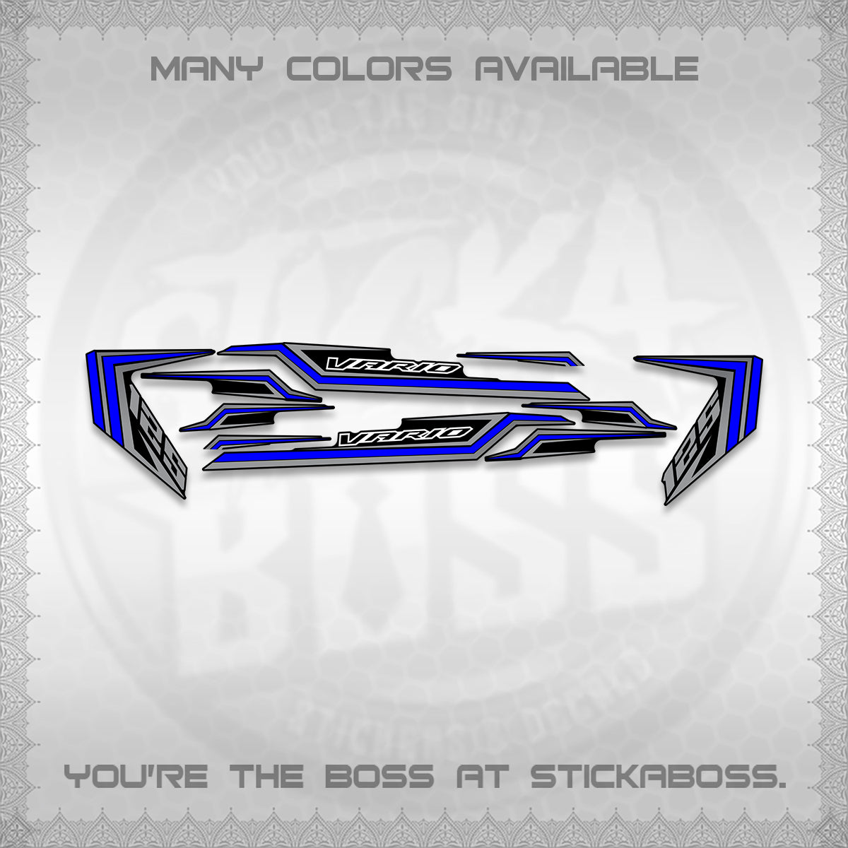 CLICK 125 V3 VARIO DECALS (2024 STRIPING MINIMALIST 002)STICKER DECALS By STICKABOSS (Copy)
