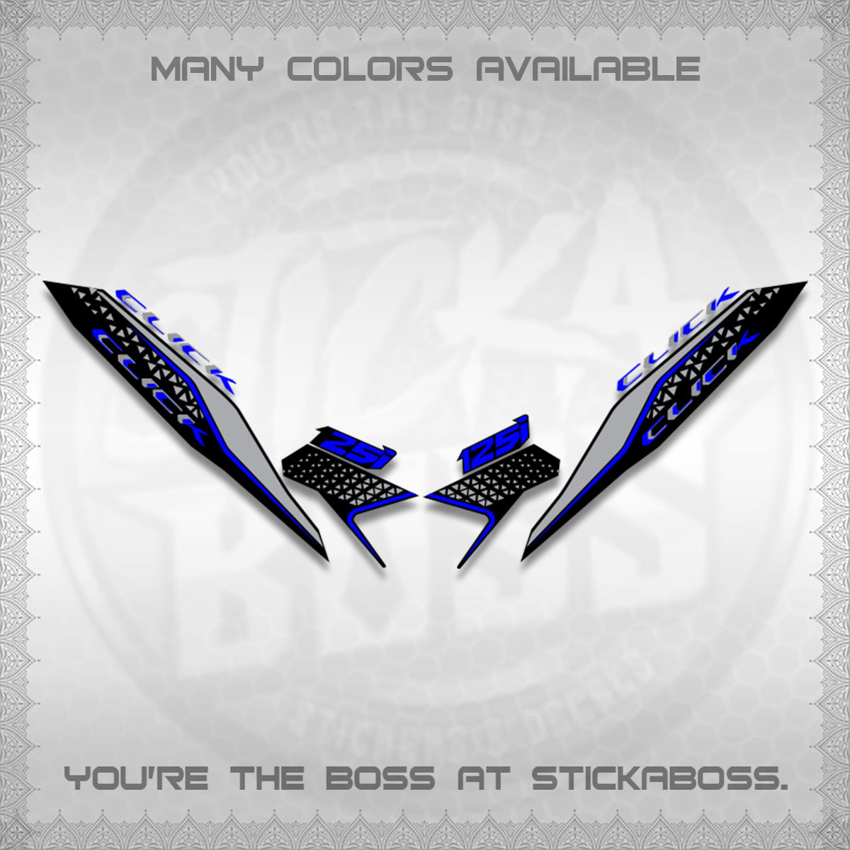 CLICK 125i V3 DECALS(2026 DEKAPAN SEMBILAN DESIGN)STICKER DECALS BY STICKABOSS