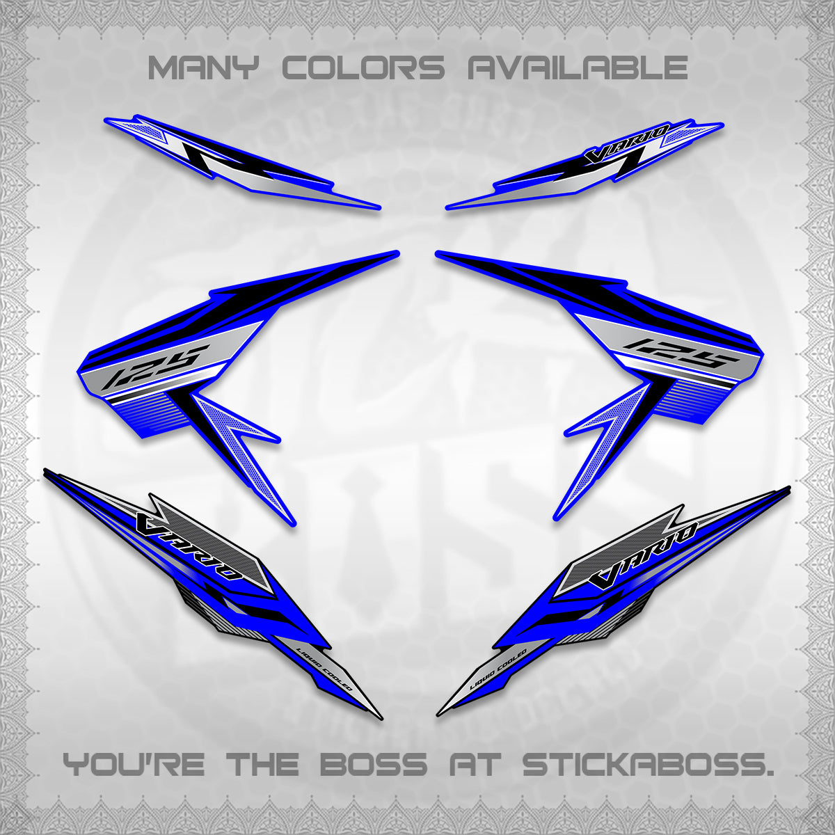 CLICK V2 VARIO DECALS (ATLAS APPOLO) STICKER DECALS By STICKABOSS