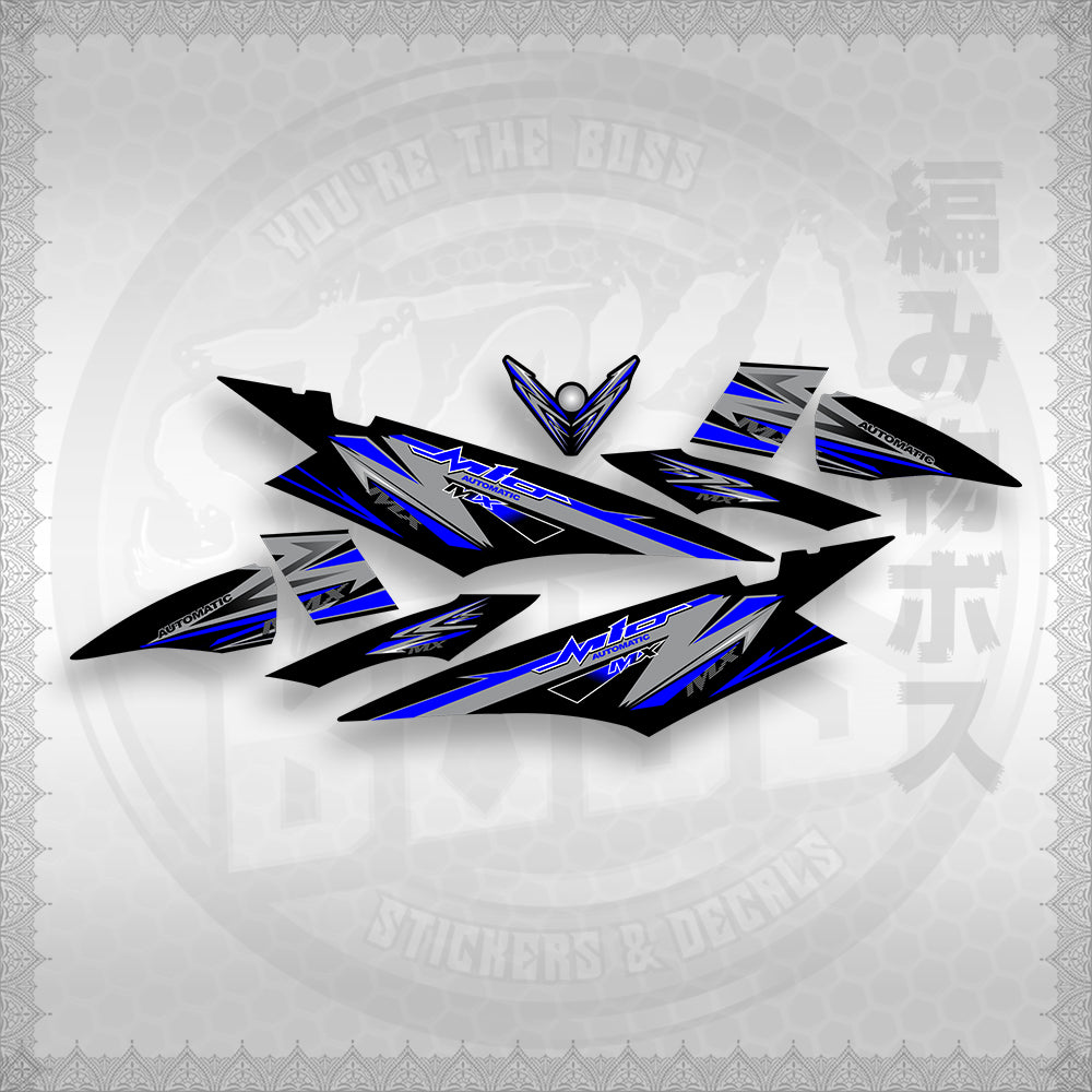 STICKER DECALS for MIO SOUL I (MSISTCA) By STICKABOSS (SOFIE LAMINATED WATERPROOF)