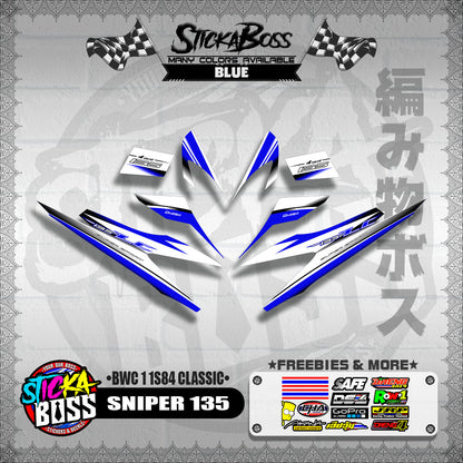 SNIPER 135 DECALS ( BWC 1 1S84 CLASSIC )【WITH FREEBIES】