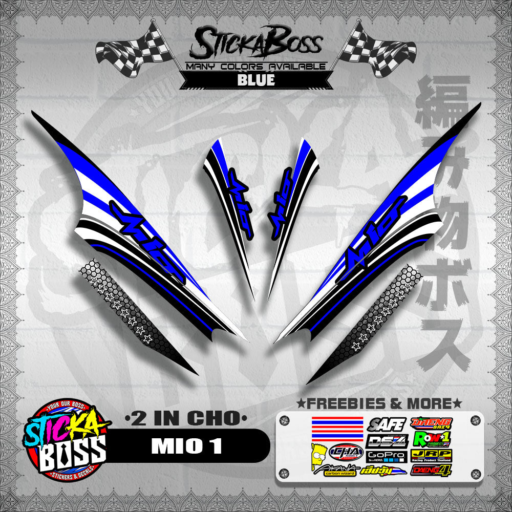 MIO 1 DECALS ( 2 IN CHO )【WITH FREEBIES】