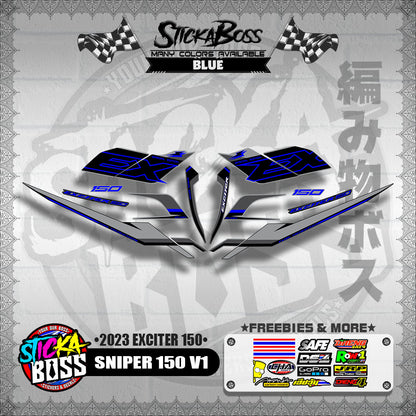 SNIPER 150 V1 VIETNAM DECALS ( 2023 EXCITER 150 )【WITH FREEBIES】