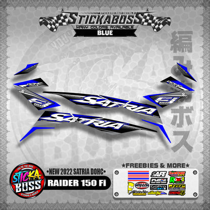 SUZUKI RAIDER 150 Fi STOCK DECAL (NEW 2022 SATRIA DOHC)【WITH FREEBIES】