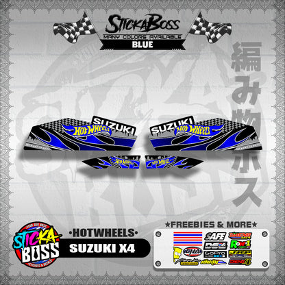 X4 DECALS ( HOTWHEELS )【WITH FREEBIES】