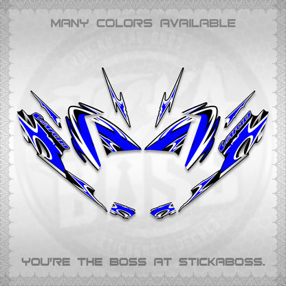 CLICK 125 V4 VARIO STRIPING DECALS (2026 NEW LED DESIGN) STICKER DECALS By STICKABOSS